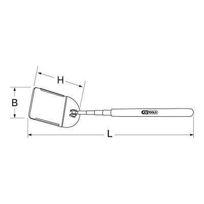 KS Tools 550.1021 Inspectiespiegel