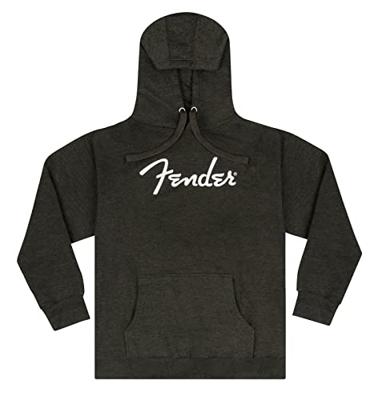 Fender Spaghetti Logo Hoodie Gray Heather XXL