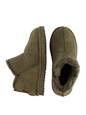 Warmbat Pantoffels Willow WLW321035 Olijf Groen-36 maat 36