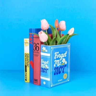 Vase Book blue ceramic Vase Book blue ceramic