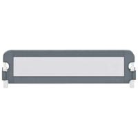 VidaXL Bedhekje peuter 150x42 cm polyester grijs - thumbnail