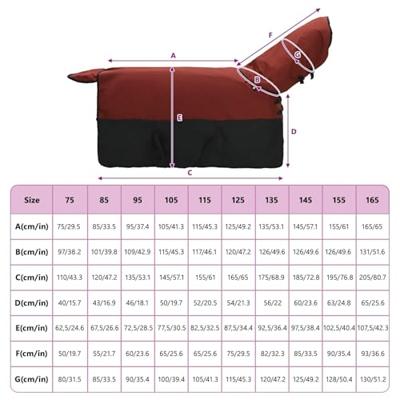 VidaXL Paardendeken donkergroen en zwart 165 cm polyester