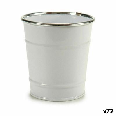 Grondlegger Ibergarden Wit Zilverkleurig Zink Kubus 10,5 x 10,5 x 10,5 cm (72 Stuks)