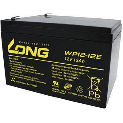 Long WP12-12E Loodaccu 12 V 12 Ah Loodvlies (AGM) (b x h x d) 151 x 98 x 98 mm Kabelschoen 6.35 mm Cyclusbestendig, Geringe zelfontlading, Onderhoudsvrij Long WP12-12E Loodaccu 12 V 12 Ah Loodvlies (AGM) (b x h x d) 151 x 98 x 98 mm Kabelschoen 6.35 mm Cyclusbestendig, Geringe zelfontlading, Onderhoudsvrij
