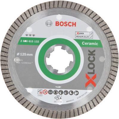 Bosch Accessories 2608615132 Bosch Best for Ceramic Extraclean - Diamant-Schneidscheibe Diamanten doorslijpschijf Diameter 125 mm 1 stuk(s) Bosch Accessories 2608615132 Bosch Best for Ceramic Extraclean - Diamant-Schneidscheibe Diamanten doorslijpschijf Diameter 125 mm 1 stuk(s)