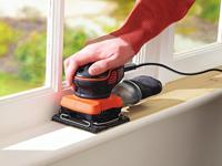 BLACK+DECKER KA450 220W 1/4 vel Vlakschuurmachine | 1x Schuurgaas | Stofopvangzak - KA450-QS - thumbnail