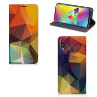 Samsung Galaxy M20 Stand Case Polygon Color - thumbnail