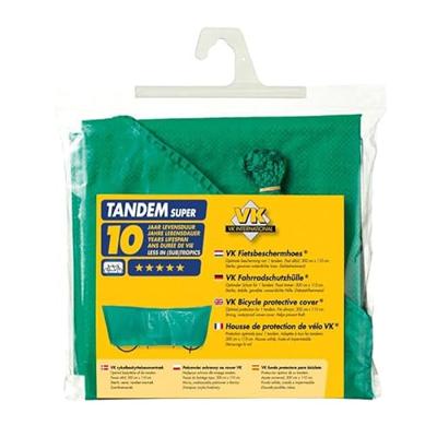 Vk fietsbeschermhoes (57) tandem super groen