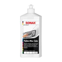 SONAX auto polijstmiddel "polish & wax color nanopro" color polish + wax white - thumbnail