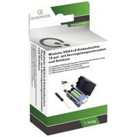 Quadrios 2010C257 VGA-connector Bus, recht Aantal polen: 15 Zwart 1 set(s) - thumbnail