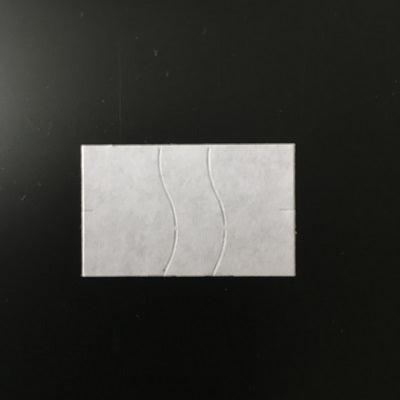 Etiket 2616 wit perm-2slit recht veiligh