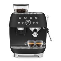 SMEG EGF03BLMEU Handmatige Espressomachine 50's Style - Mat Zwart - thumbnail