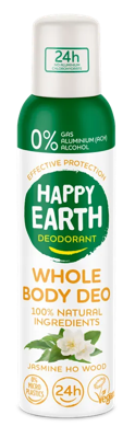 Happy Earth Whole Body Deo Spray Jasmine Ho Wood Happy Earth Whole Body Deo Spray Jasmine Ho Wood