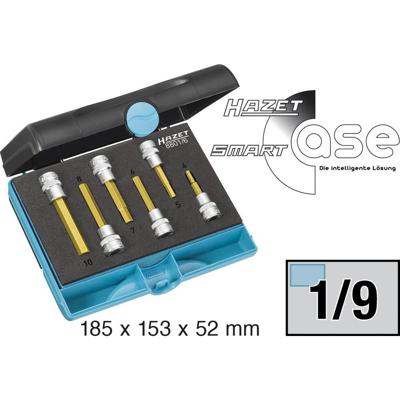 Hazet 8801/6 Dopsleutel-bitinzetset 3/8 (10 mm) 6-delig Hazet 8801/6 Dopsleutel-bitinzetset 3/8 (10 mm) 6-delig