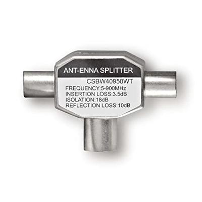 Nedis CSBW40950WT Adapter Coax 2x Iec (coax) Male - Iec (coax) Female