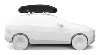 THULE dakkoffer "force 3 l". roof box force 3 l black - thumbnail