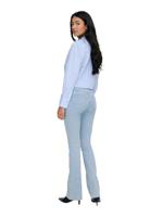 Only Onlblush Mid Flared Dnm Cro495 Noos 15363225 Flare Light Blue Bleached Denim - thumbnail