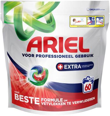Ariel Professional Formula All-in-1 Extra wascapsules, pak van 60 stuks Ariel Professional Formula All-in-1 Extra wascapsules, pak van 60 stuks