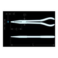 Facom 185.34L Platte rondbektang Werkplaats Recht 340 mm - thumbnail