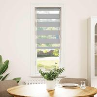 Zebra rolgordijn 40x150 cm stofbreedte 35,9 cm lichtgrijs - thumbnail