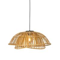 QAZQA Oosterse hanglamp zwart met naturel bamboe 62 cm - Pua - thumbnail