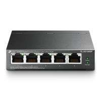 TP-Link 5-Port Gigabit Desktop PoE Switch with 4-Port PoE+, 65 W for all PoE ports, Metal Casing, Plug and Play, Ideal for IP Surveillance and Access Point(TL-SG1005P) - thumbnail