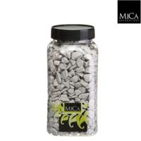 Marbles lichtgrijs fles 1 kilogram Mica - Mica decorations - thumbnail