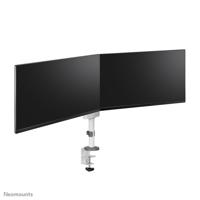 Neomounts ds60-425wh2 desk-mount, 2x 27 inch/ 8kg, tilt/ rotate/ swivel, 100x100 mm, white - thumbnail