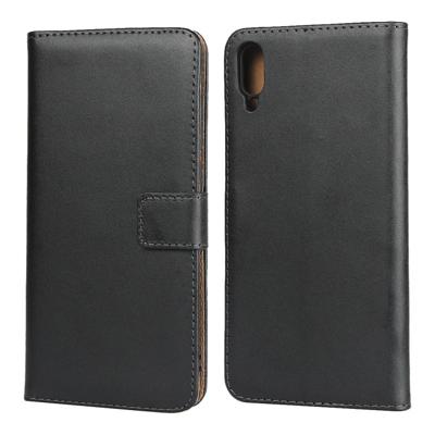 Horizontale Flip lederen case voor Huawei Y6 Pro (2019) met magnetische gesp & houder & kaartsleuven & portemonnee (zwart)
