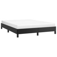 Bedframe kunstleer zwart 140x200 cm - thumbnail