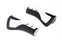 Westphal handvat #443, 120mm, zwart/wit - thumbnail