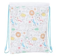 Rugtas met Koordjes Safta Zoo Beige 26 x 34 x 1 cm - thumbnail