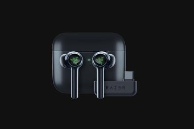 Razer Hammerhead Pro Hyperspeed - Draadloze oordopjes met lage latentie (Gamingmodus met lage latentie, Bluetooth 5.2, Aanpassingen via mobiele app, Op maat afgestemde drivers van 13 mm) Zwart