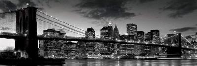 Poster Brooklyn Bridge at Dusk 91,5x30,5cm