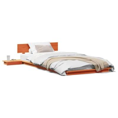 Bedframe Bruin 100 x 200 cm Hout