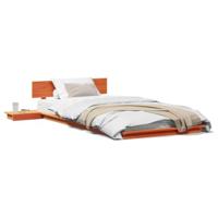 Bedframe Bruin 80 x 200 cm Hout - thumbnail