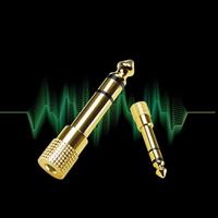 LogiLink CA1213 - Audio Stereo Adapter (3-pins, TRS), 6,35 mm naar 3,5 mm (stekker/bus) - thumbnail