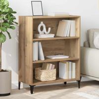 Dressoir artisanaal eikenkleurig 32,5 x 69,5 x 90 cm - thumbnail