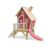 EXIT Fantasia 300 houten speelhuis - rood - thumbnail