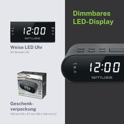 Radio alarmklok Muse M-10 CR