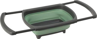 Redcliffs Afwasbak Opvouwbaar 29x5.5x26 cm Groen/Antraciet