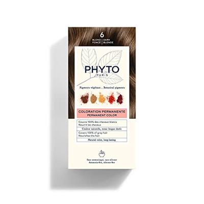Phyto Phytocolor Permanent Color 6 Blond foncé Haarverf 112 ml - thumbnail