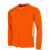 Stanno 411004 First Long Sleeve Shirt - Orange-White - L - thumbnail