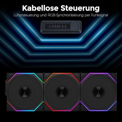 Lian Li UNI FAN TL Wireless 120mm Black 3-pack
