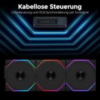 Lian Li UNI FAN TL Wireless Reverse Blade 120mm Black 3-pack - thumbnail