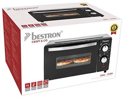 Bestron AOV9 Grill-Bakoven 9L Zwart