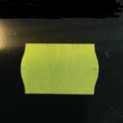 Etiket 2516 golf diepvries geel 39.600