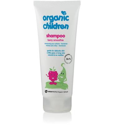 Organic children shampoo berry smoothie