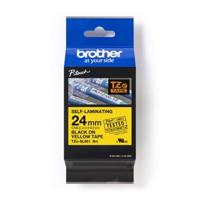 Brother TZESL651 Labeltape zelflaminerend Tapekleur: Geel Tekstkleur: Zwart 24 mm 8 m - thumbnail