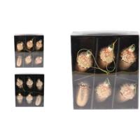 Eikel hangdeco set6 2ass kleur Nampook - Nampook - thumbnail